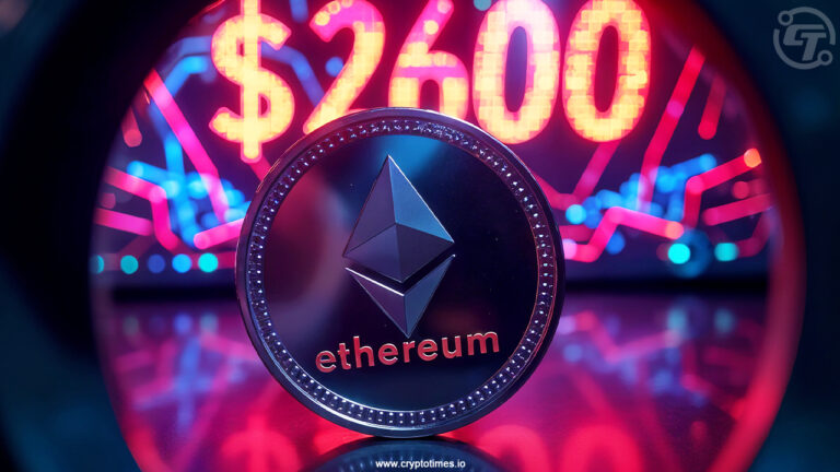 Ethereum Breaks Above $2,600; Another Price Rally to Start?