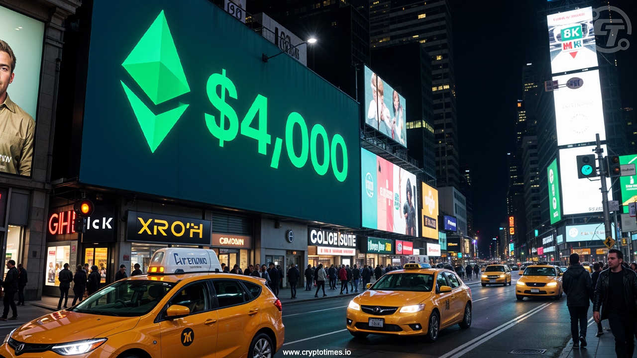 Ethereum To Break $4,000 As Bitcoin Hits Ath; Mirror Move In Play?