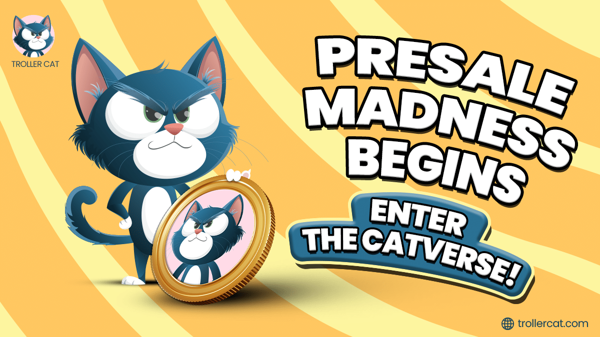 Meme Coin Presale To Buy Now; Troller Cat Soars, Book Of Meme Rises