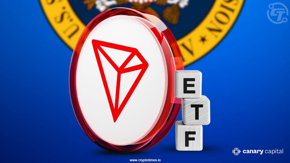 SEC Acknowledges Staked TRX ETF Filing From Canary Capital