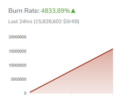 Shib Burn Rate Soars 4800%
