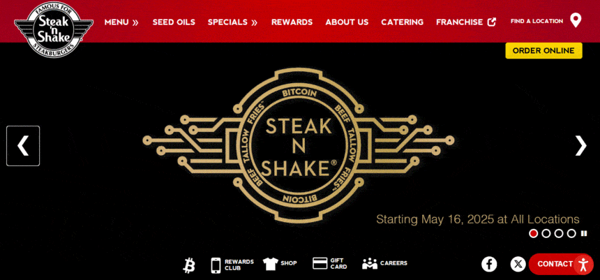 Steak ’N Shake Home Page