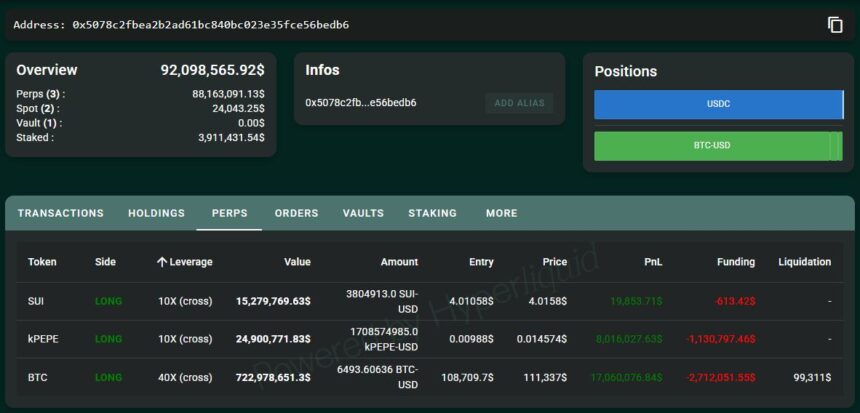 Hypurrscan James Wynn Transaction Address