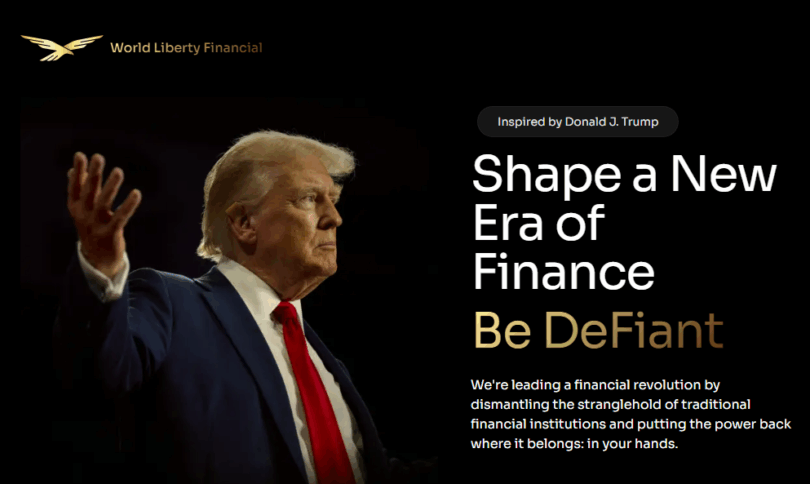 How Trump Made $1 Billion In Crypto: Bitcoin And Xrp Involved? 3 A Snapshot Of World Liberty Financial’s Website Homepage