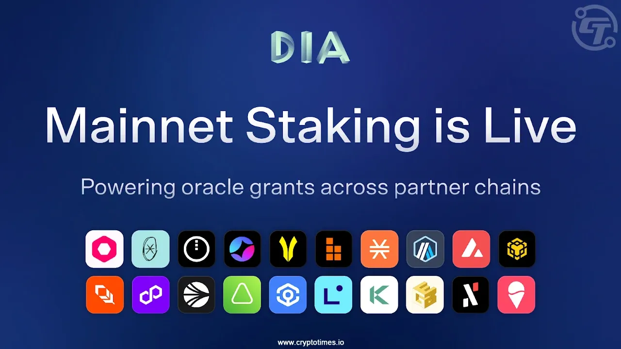 Dia Launches Free Oracles On 15+ Chains Via Grants And Staking