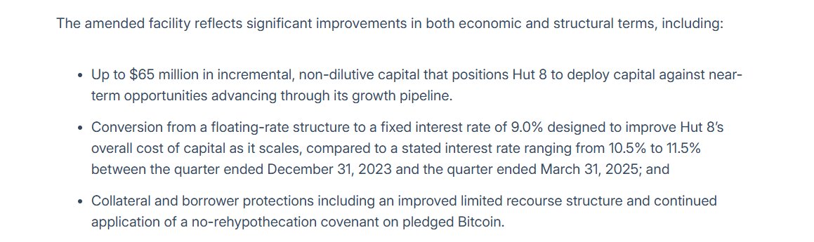 Hut 8 Press Release