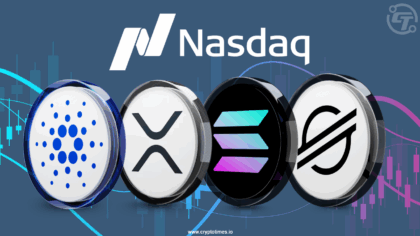 Nasdaq Adds Xrp, Sol, Ada, Xlm To Crypto Index