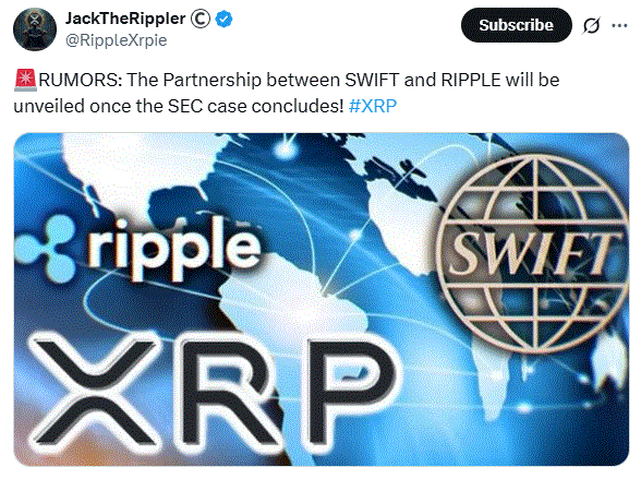 Ripple And Swift Partnership
