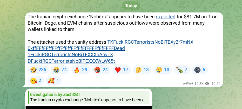Telegram snapshot
