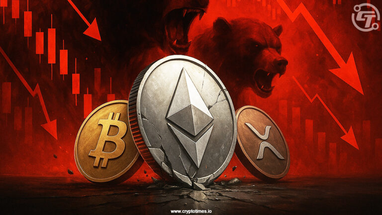 Traders Lose $300M in 4-Hour Liquidation as Bitcoin and Ethereum Drop Sharply