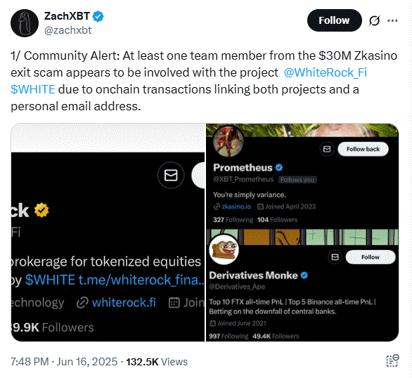 Zachxbt'S Investigation On Zkasino Exit Scam
