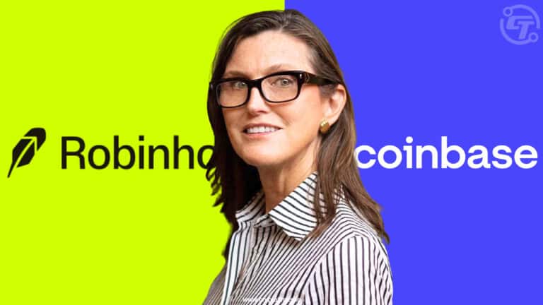 Ark Sells $13M of Coinbase (COIN) and Robinhood (HOOD) Shares