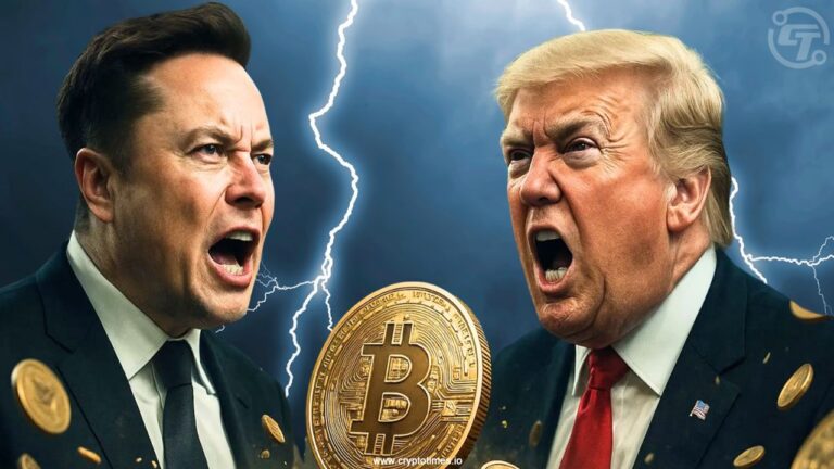 Bitcoin Price Falters As Elon Musk vs Donald Trump Feud Heats Up