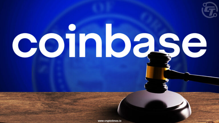 Coinbase Sues Oregon State Over Crypto Asset Reclassification