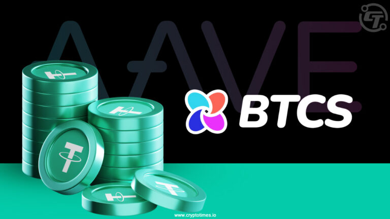 DeFi Goes Institutional: BTCS Borrows $2.34M USDT on Aave, Buys 2,731 ETH
