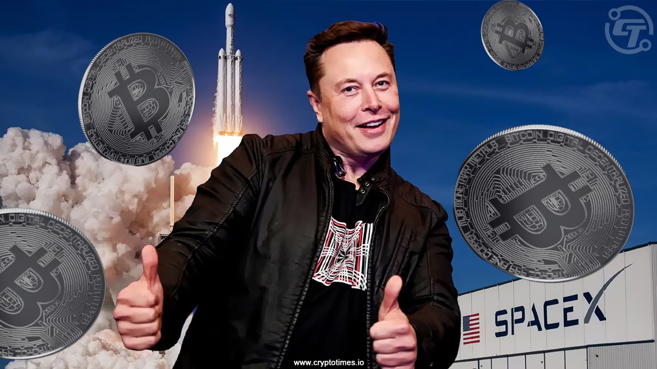 Elon Musk's SpaceX Moves 1,308 BTC Worth $153 Million