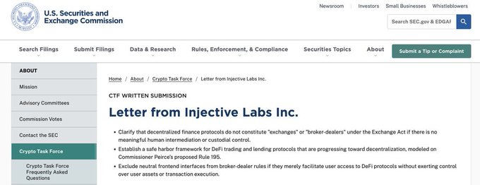 Injective Letter To Sec