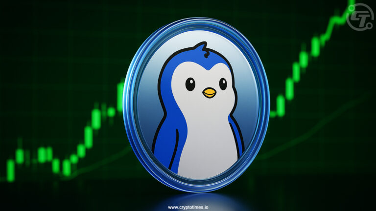 Pudgy Penguins Memecoin Surges 59% this Week Amid ETF Hype