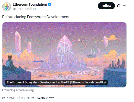 Reintroducing Ecosystem Development