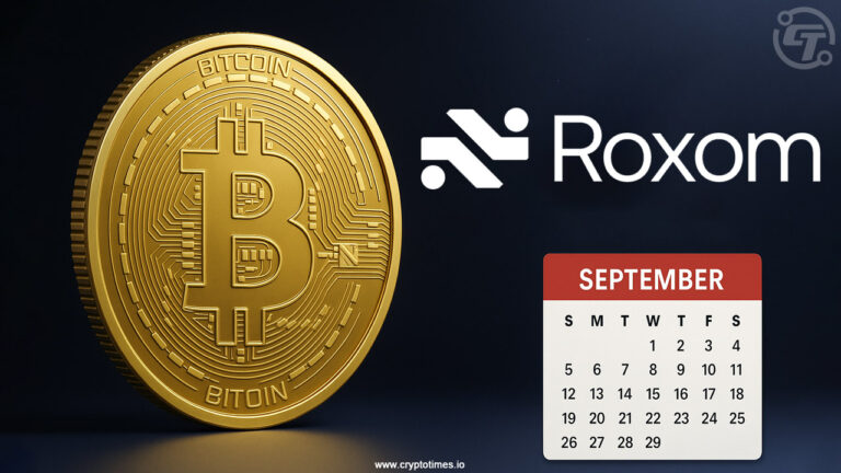Roxom to Launch First Bitcoin-Only Stock Exchange in September