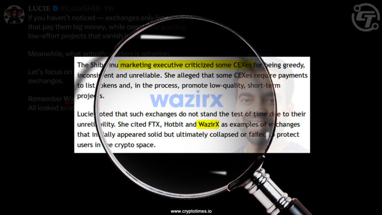 Shiba Inu’s Exec Names WazirX Among Failed ‘Solid’ Exchanges