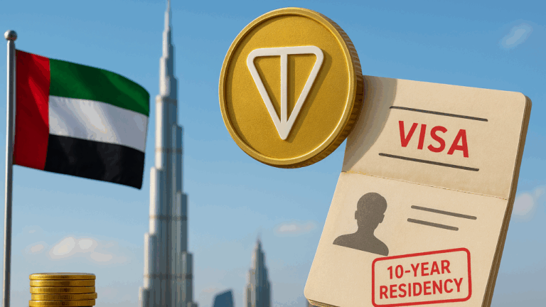 TON Offers UAE 10-Year Golden Visa for $100K in Staked Toncoin