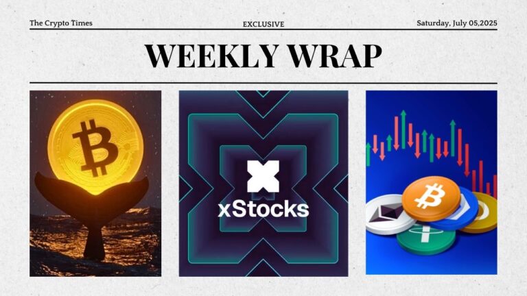 Weekly Wrap: Bitcoin Whale Movements, Exchanges Line-up for xStocks, Upcoming ‘Crypto Week’ and More