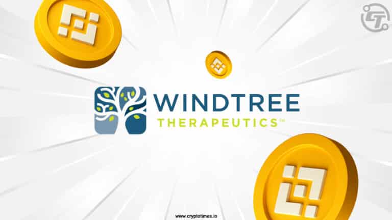 Windtree Therapeutics Plans $520 Million BNB Treasury Strategy