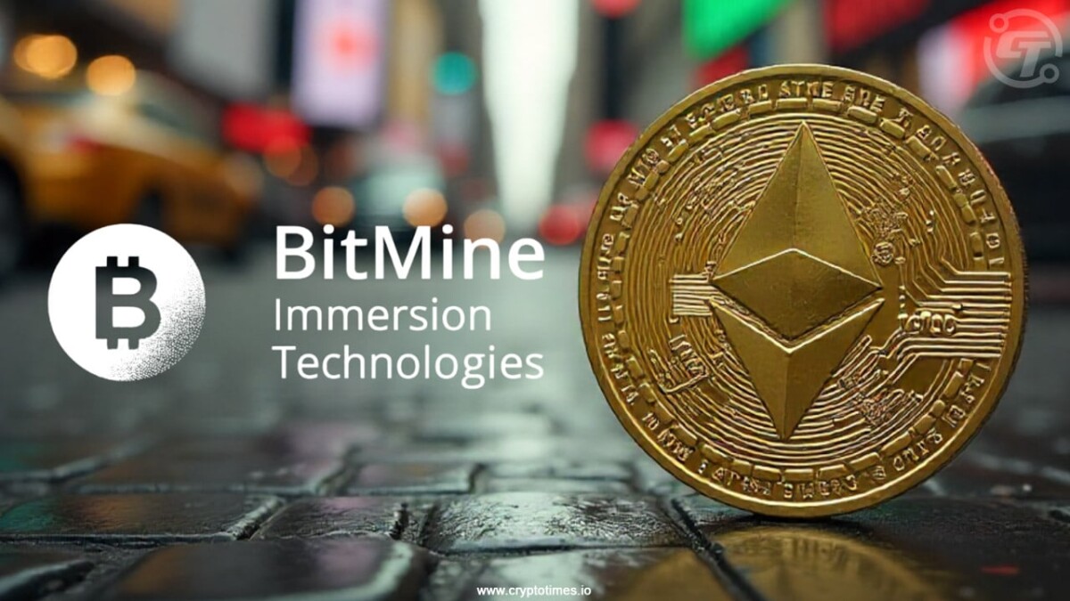 Bitmine Immersion To Raise $20 Billion To Buy More Eth