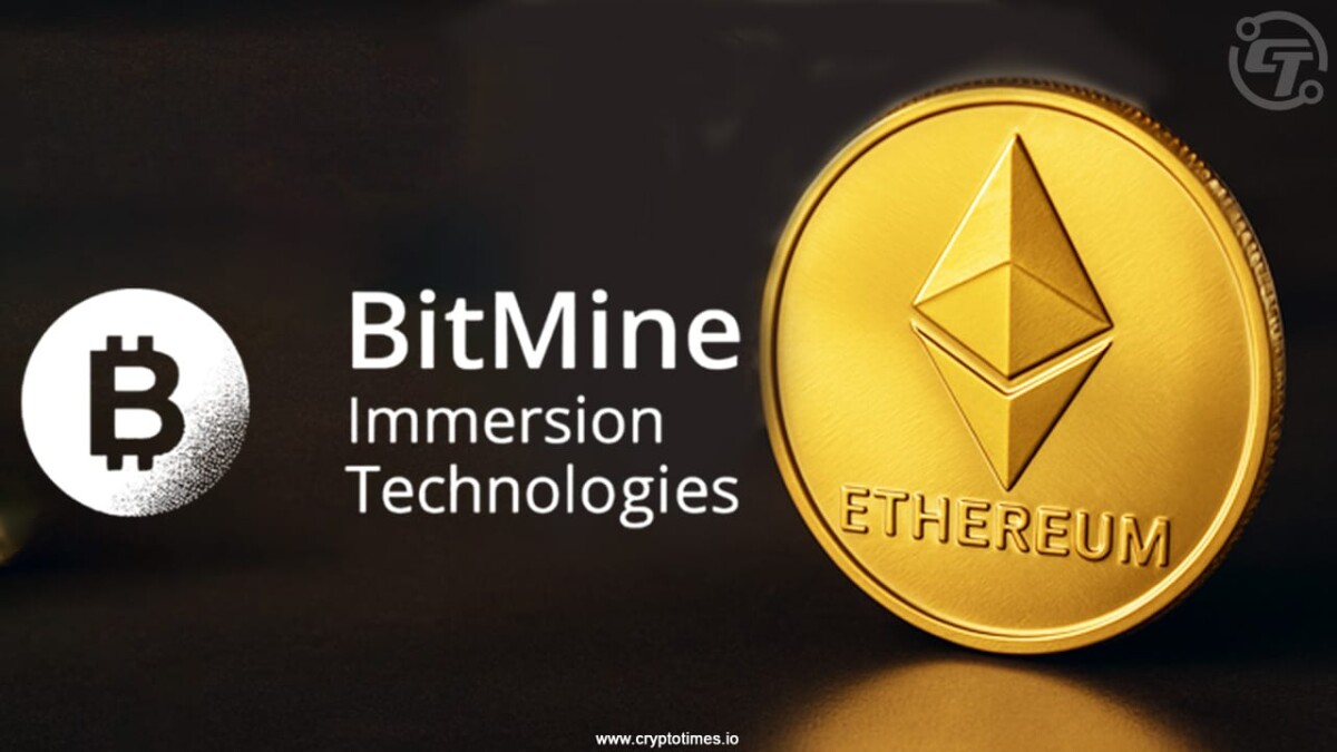 Bitmine Stocks Jump 60% in 5 days Following ETH Rally