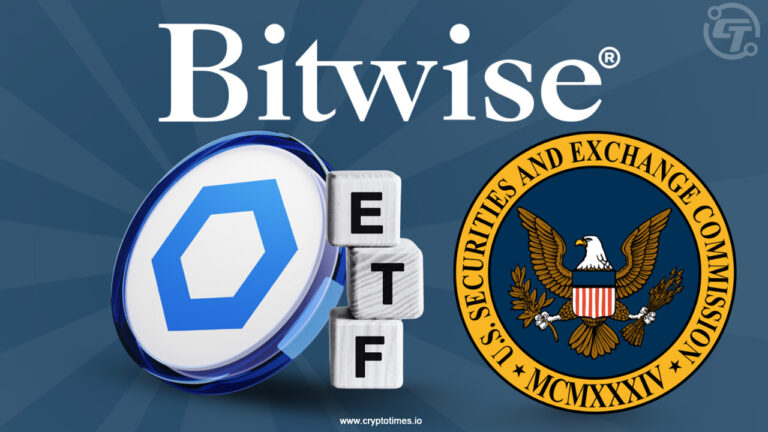 Chainlink (LINK) Surges After Bitwise ETF Filing with SEC