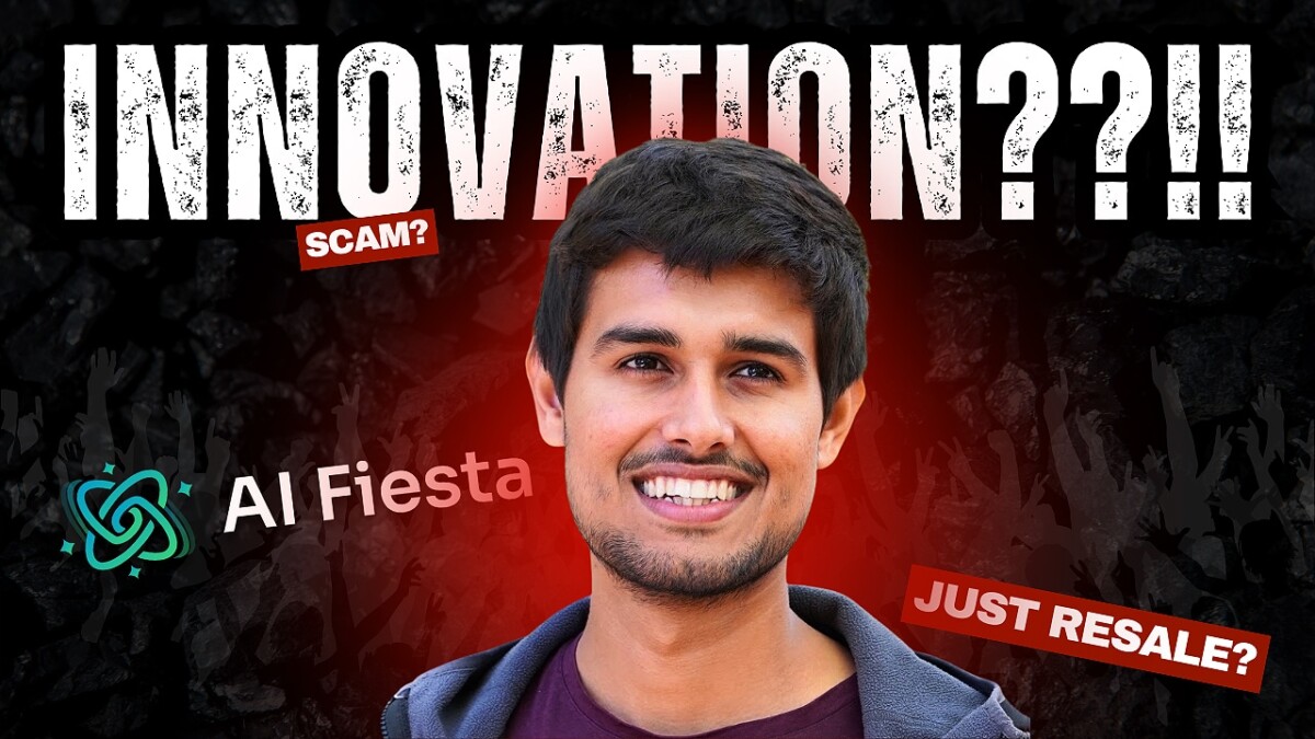 Dhruv Rathee’s AI Fiesta Innovation, Scam, or Just a Resale