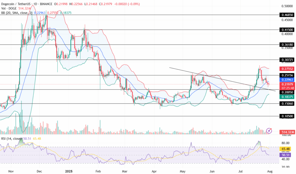 Dogecoin Price Chart