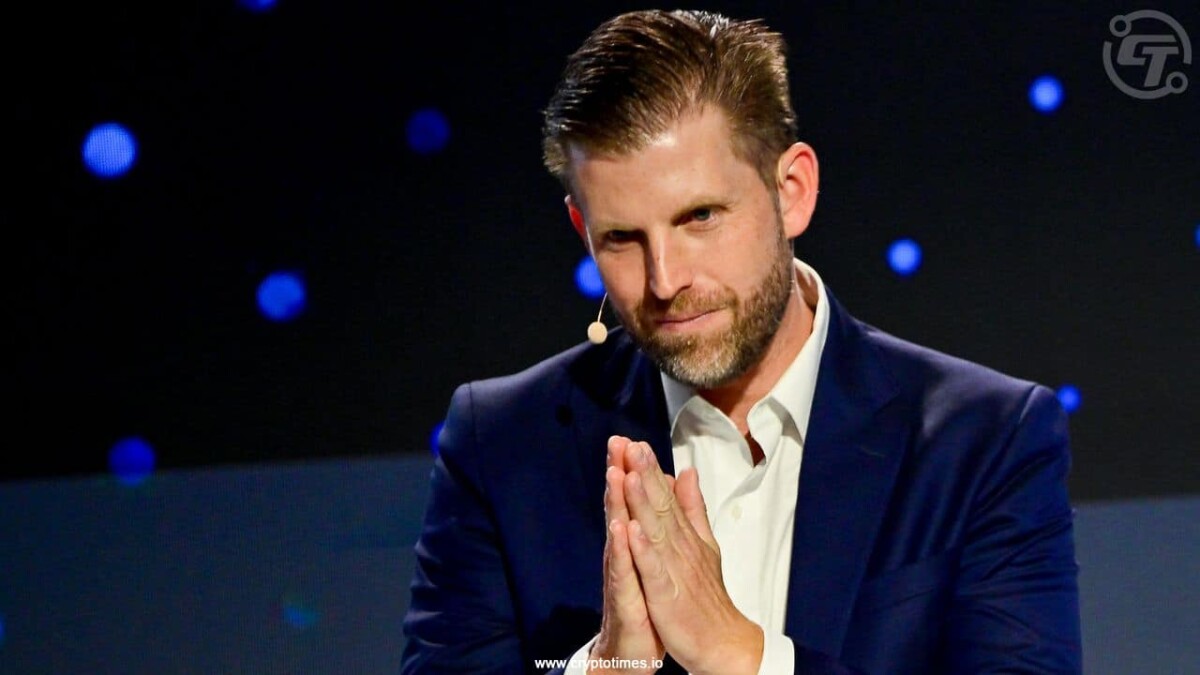 Eric Trump’s Bitcoin Mining Stake Could Hit $367 Million in Public Debut