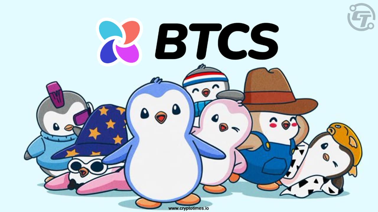 Nasdaq Listed Btcs Inc. Adds Pudgy Penguins Nfts To Treasury
