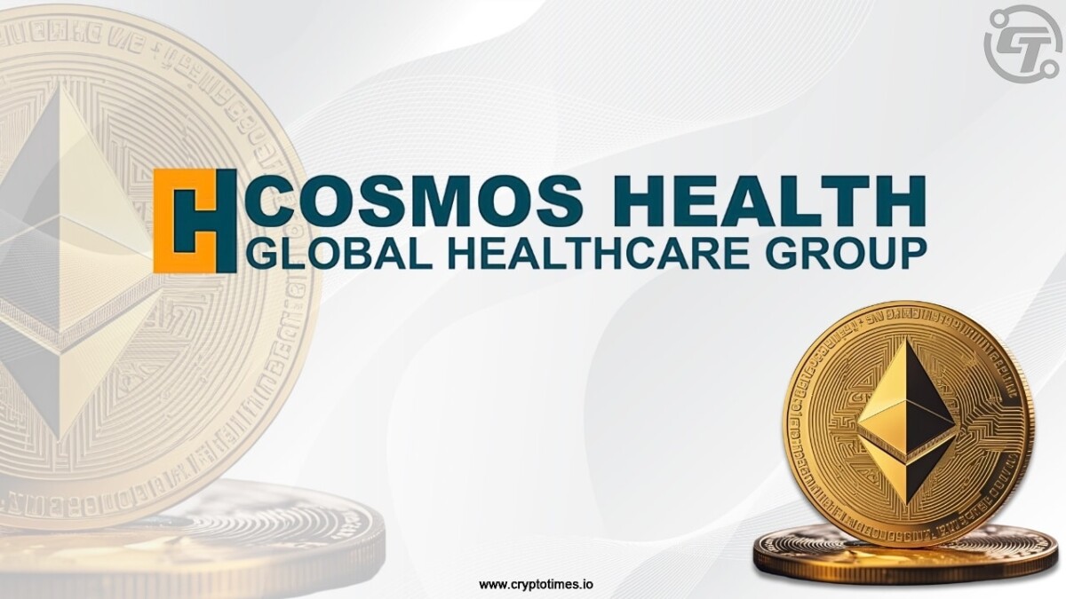 Nasdaq-Listed Cosmos Health Plans $300 Million ETH Treasury