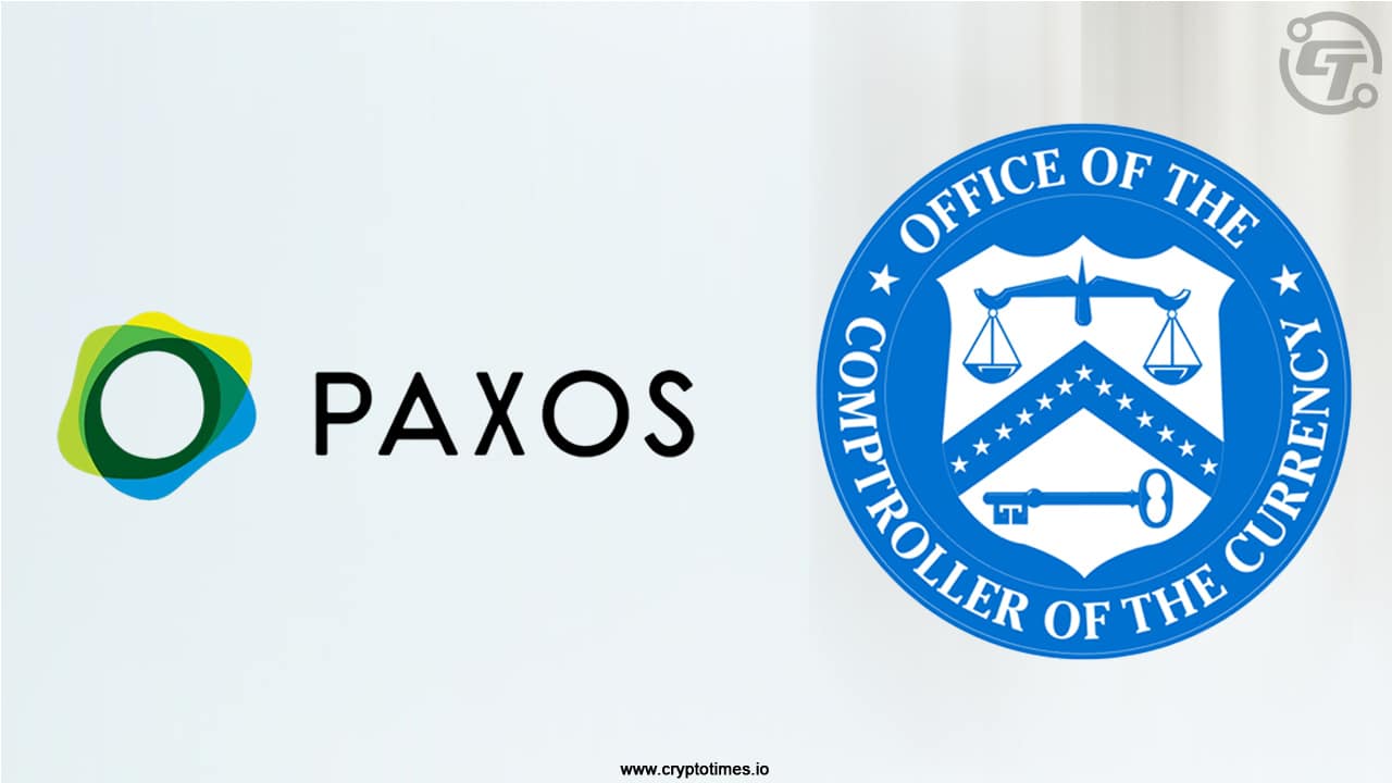 Paxos Files For Occ National Trust Charter To Expand Regulation