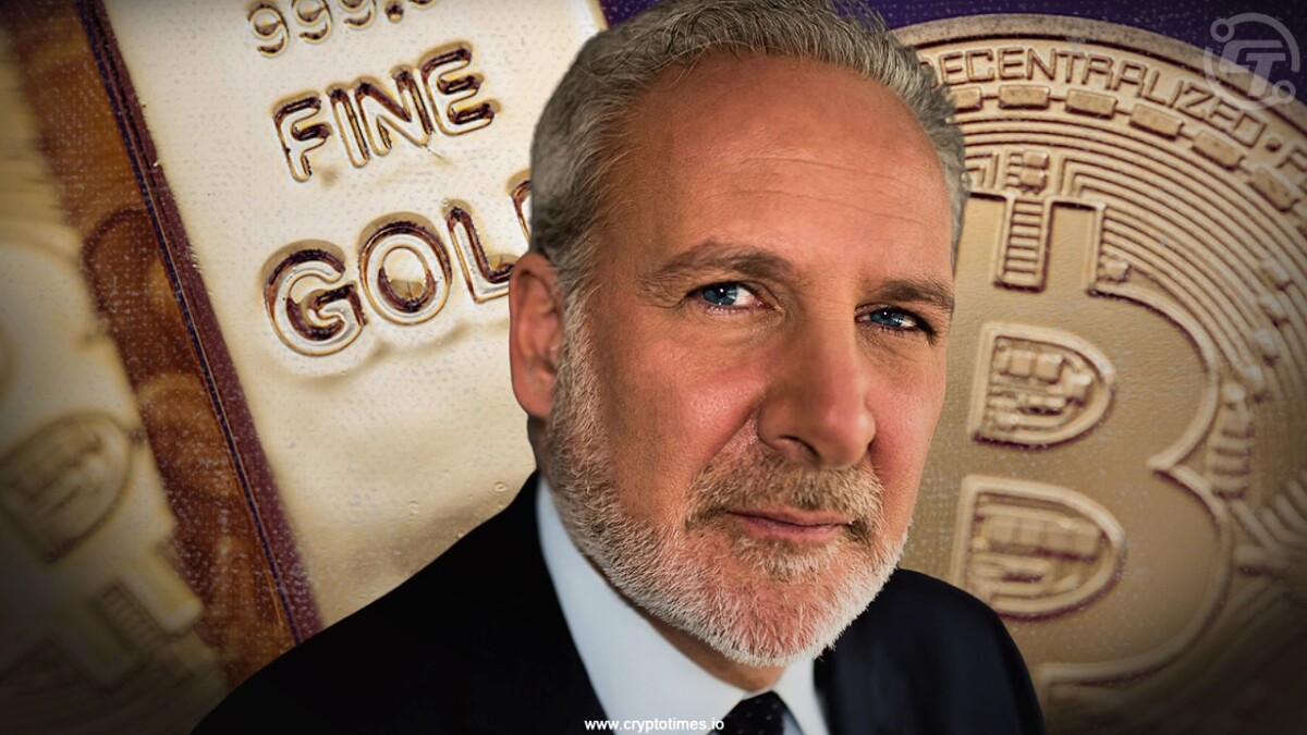 Peter Schiff Backs $1.1B Tokenized Gold Plan, Slams Bitcoin