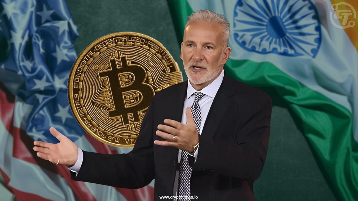 Peter Schiff Says Bitcoin Will Have No Role Amid India-US Tariff Feud