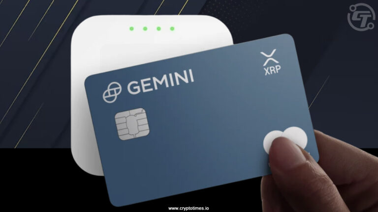 Ripple and Gemini Launch XRP Credit Card With Crypto Rewards