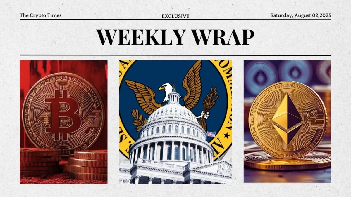 Weekly Wrap: Market Turns Bearish, SEC Launches Project Crypto, ETH Reserve Hits $10B, and More