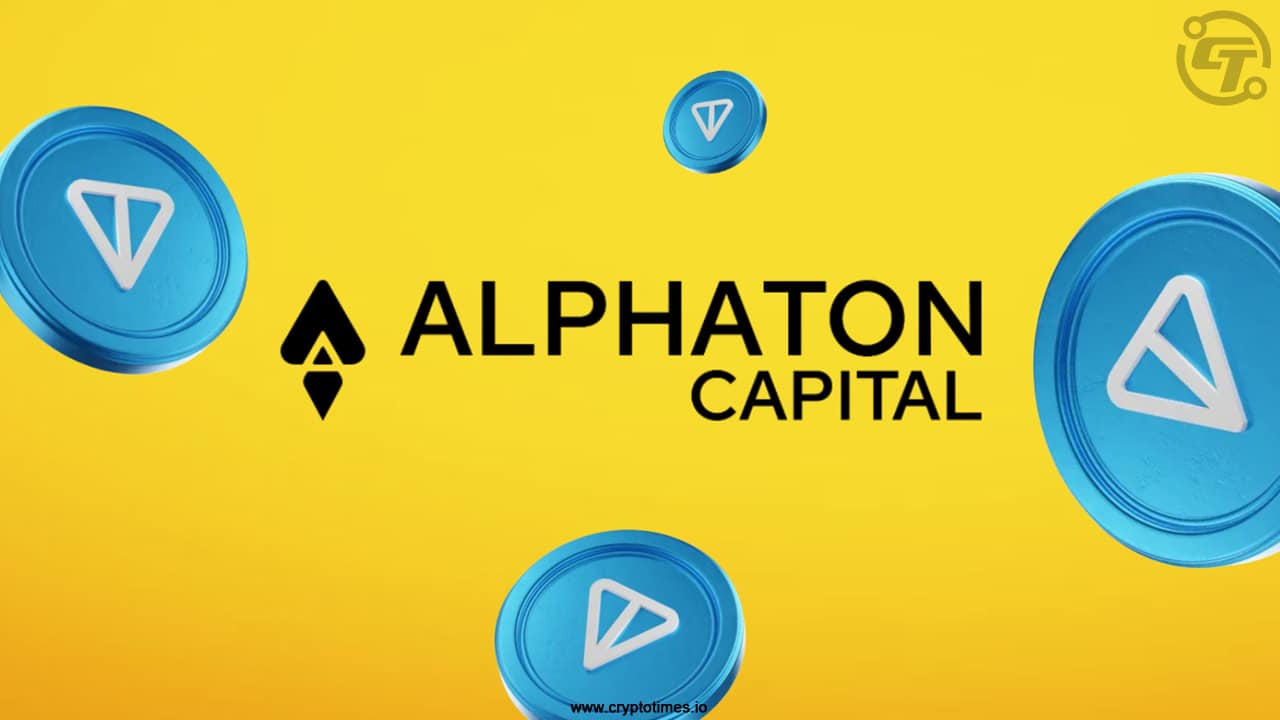 AlphaTON Capital to acquire $100M in TON for treasury platform
