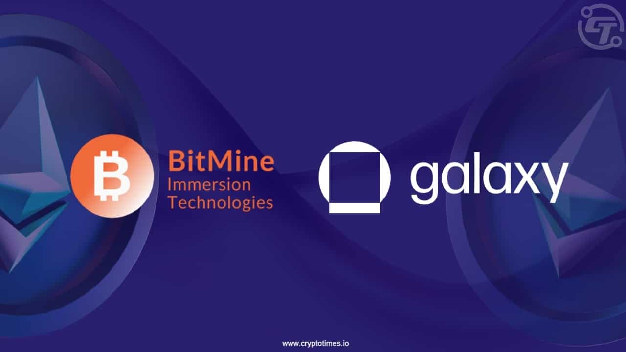 Bitmine Received 14,665 ETH from Galaxy Digital