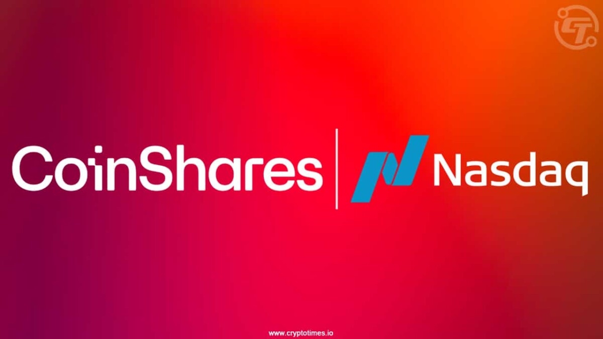 CoinShares to Go Public on Nasdaq in $1.2B Deal with Vine Hill