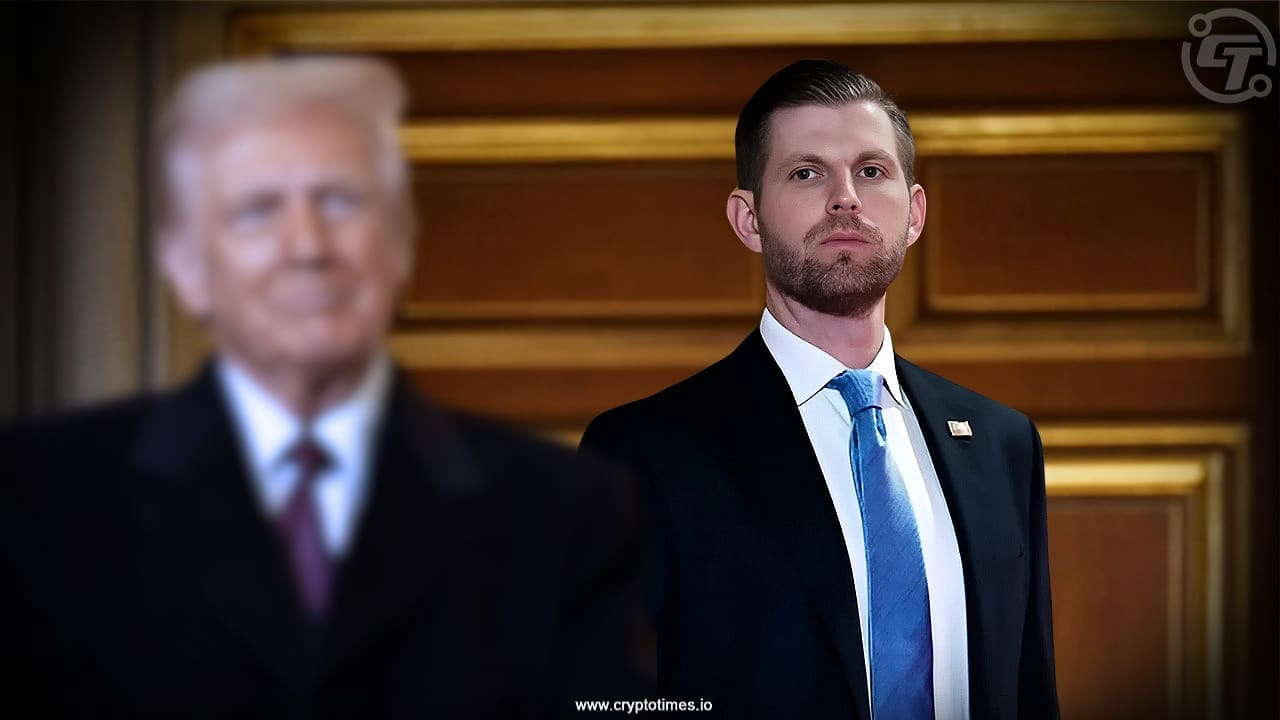 Eric Trump Says His Father Made No Money From Uae-Binance Deal