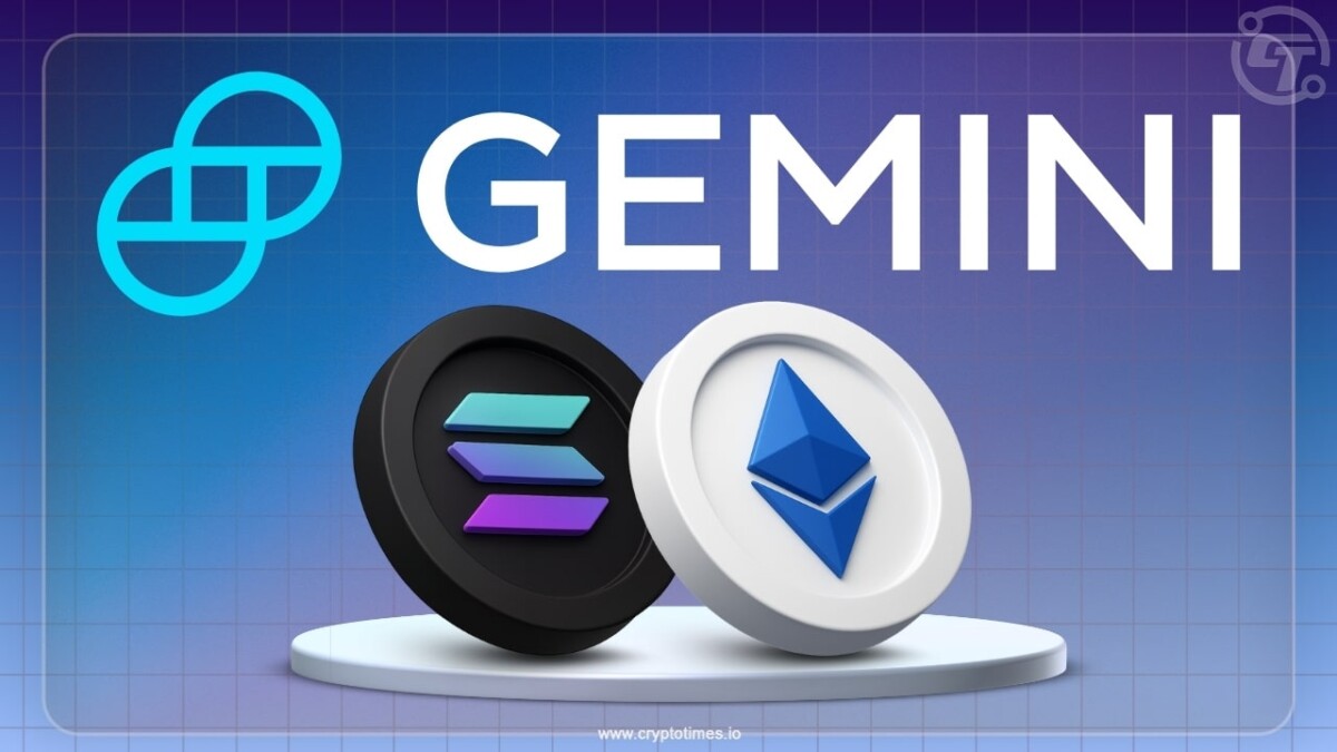 Gemini Launches Eth And Sol Staking, Derivatives In Europe
