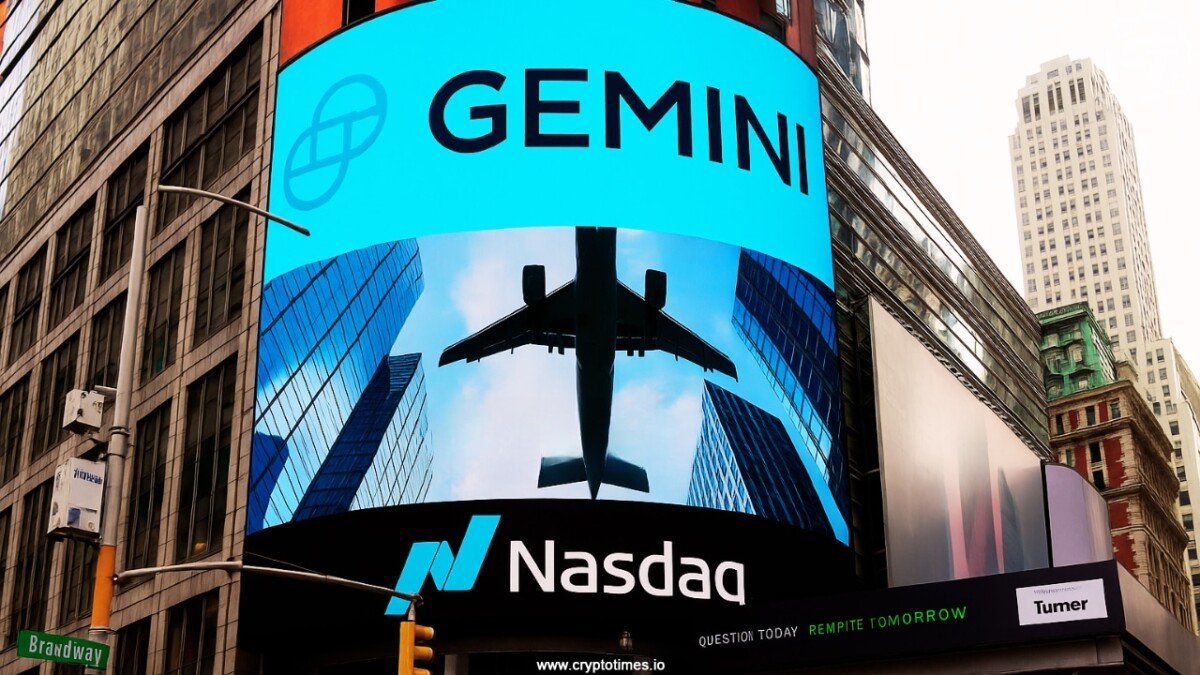 Gemini Secures Nasdaq As Investor Before New York Listing