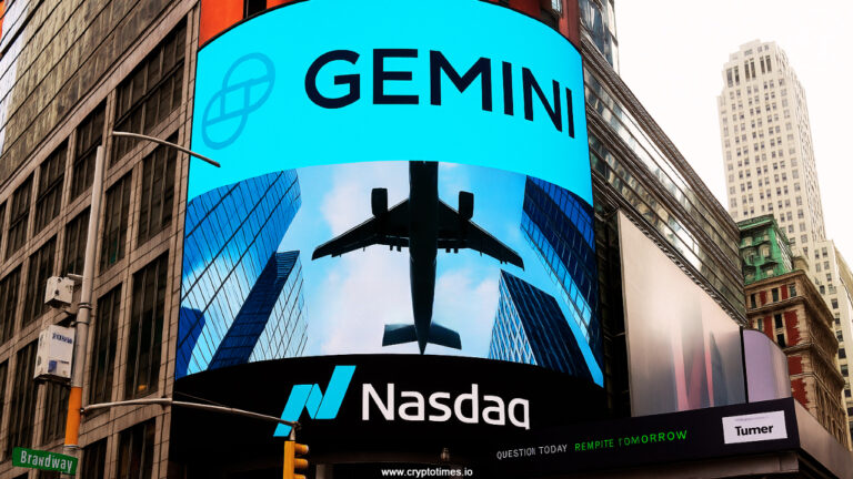 Gemini Secures Nasdaq as Investor Before New York Listing