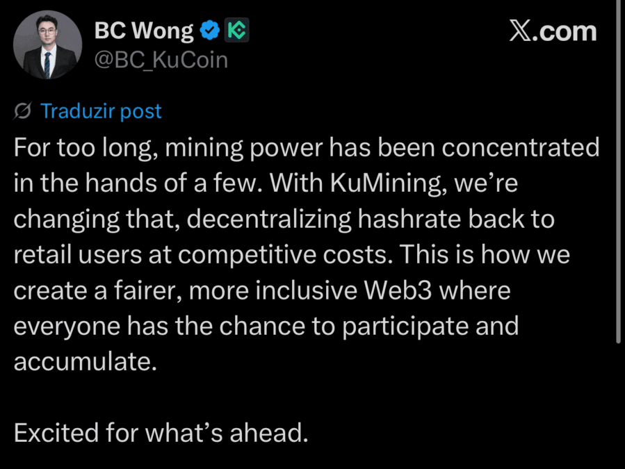KuCoin CEO  
