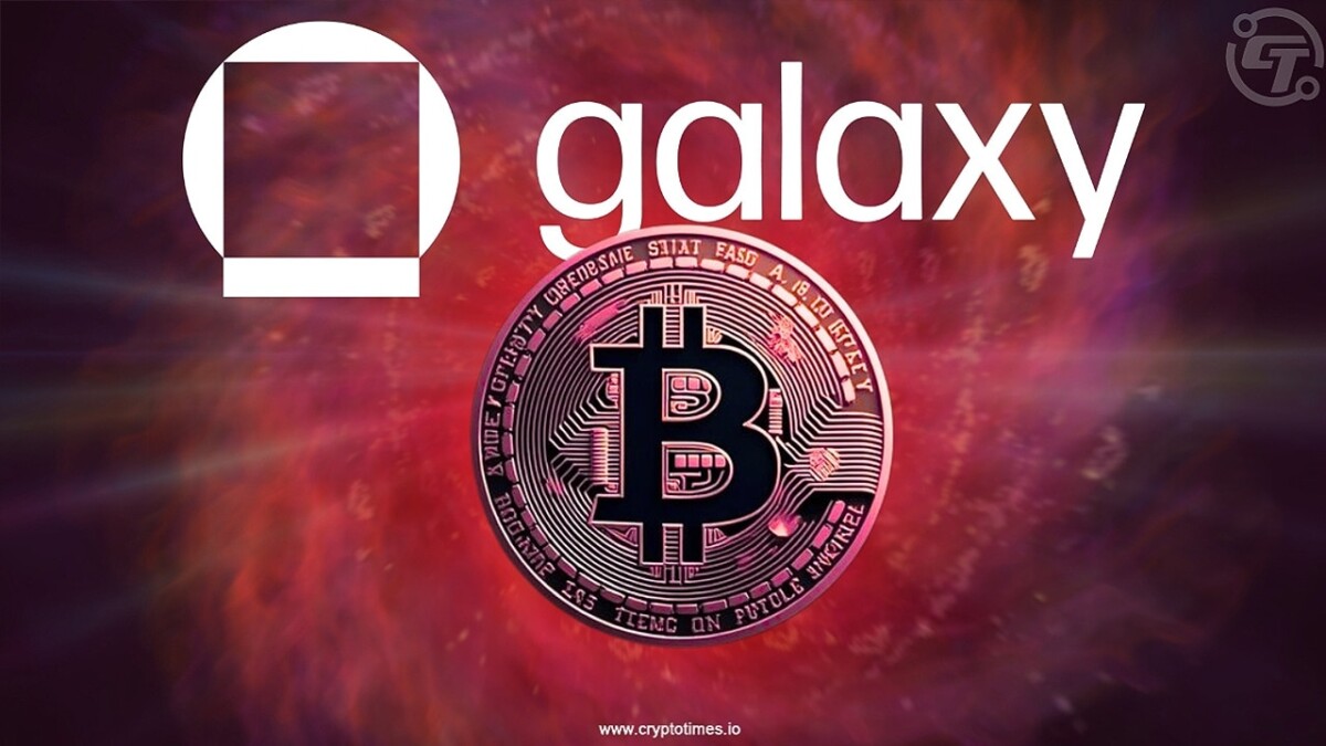 Outflows from Galaxy Digital Sparks Fear of Bitcoin Selling Pressure